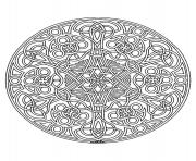 Coloriage coloring free mandala difficult adult to print 14 